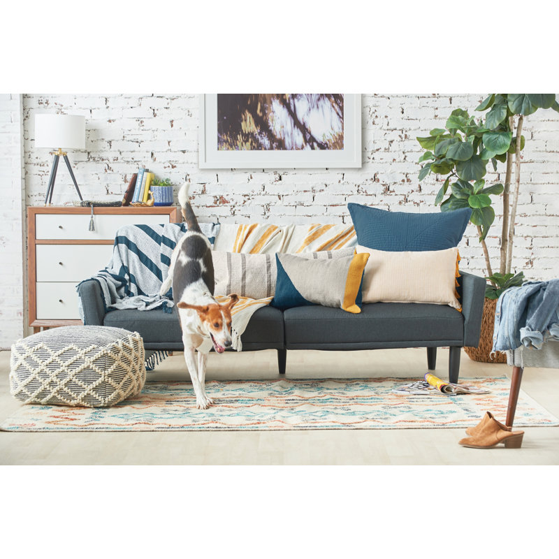 Geometric Reversible Throw Pillow
