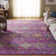 Christa Floral Fuchsia/Blue Area Rug