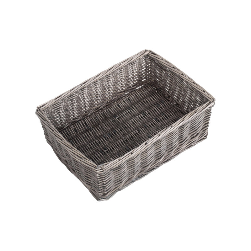 Flaxton Wicker Storage Tray Basket