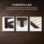 Lit plateforme très grand élégant avec tête de lit - bois espresso et sans sommier-201966529