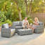 Rattan Sofa Set