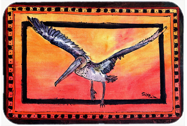 Caroline's Treasures Pelican Glass Cutting Board