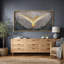 «Classic Angel White Wings Light Glow Abstract», impression sur toile encadrée-126313691-126313693
