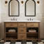New farmhouse 60" Double Vanity