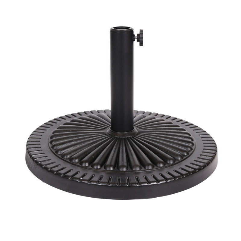 Base de parasol en résine noire (60506.00)