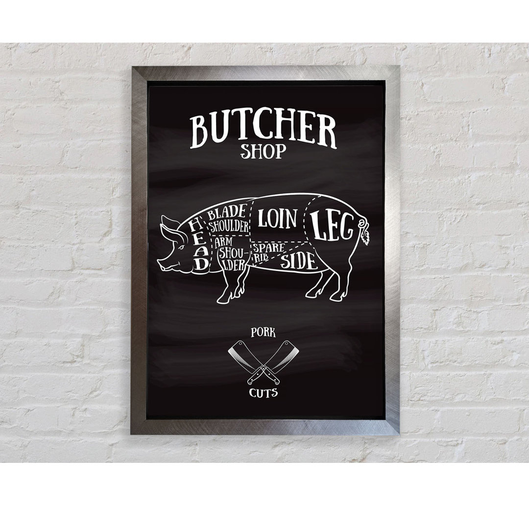 Butchers Selection 3 Gerahmter Druck Wandkunst