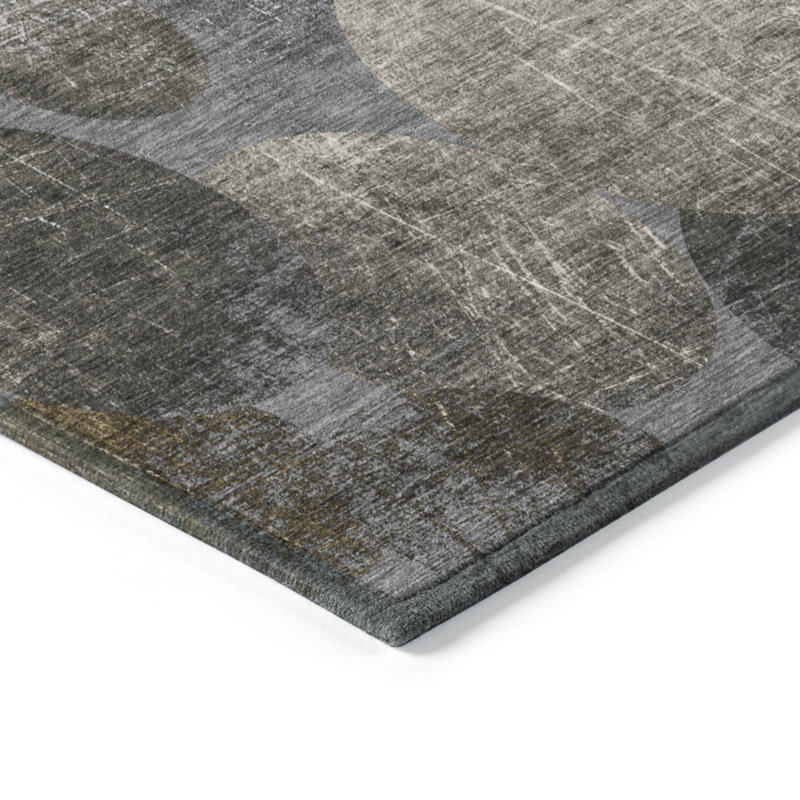 Lovettsville Washable Abstract Indoor / Outdoor Rug, Runner 2'3" x 7'6"