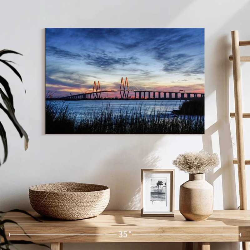 Lilie Fred Hartman Bridge, 16" H x 24" W