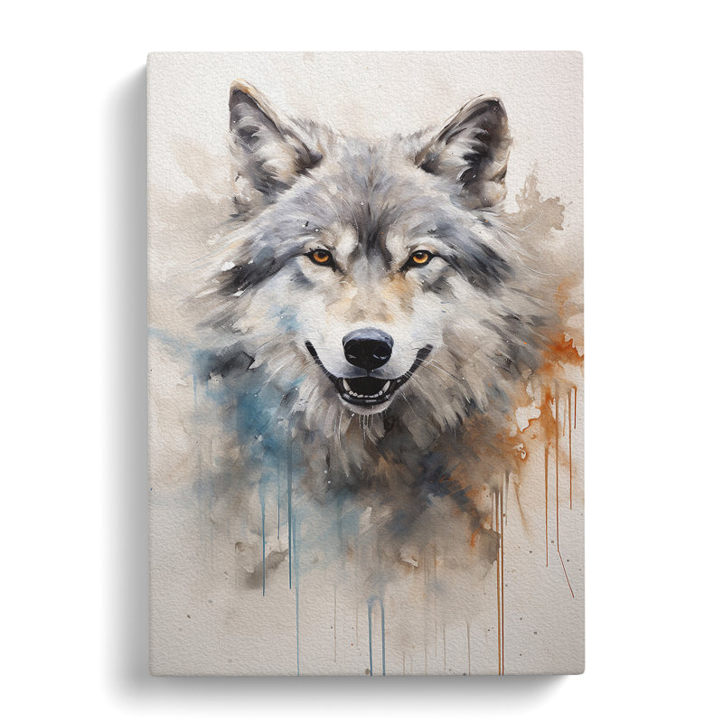Wolf Gestural No.2 - Print, 76cm H x 50cm W x 3cm D