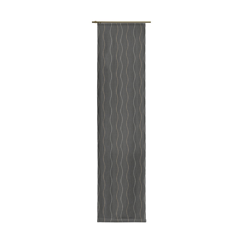 Sepino Room Darkening Curtain Panel Pair, 245 H x 60 B cm, in Grey