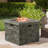 35" SQUARE MGO FIRE PIT - 40000 BTU.