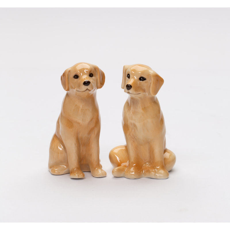 Labrador Salt And Pepper Shaker Set