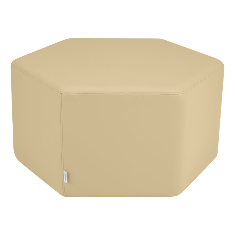 Tabouret hexagonal structuré en savoir plus, H 20 po x l 30,5 po x P 34,5 po, Oui, Sable