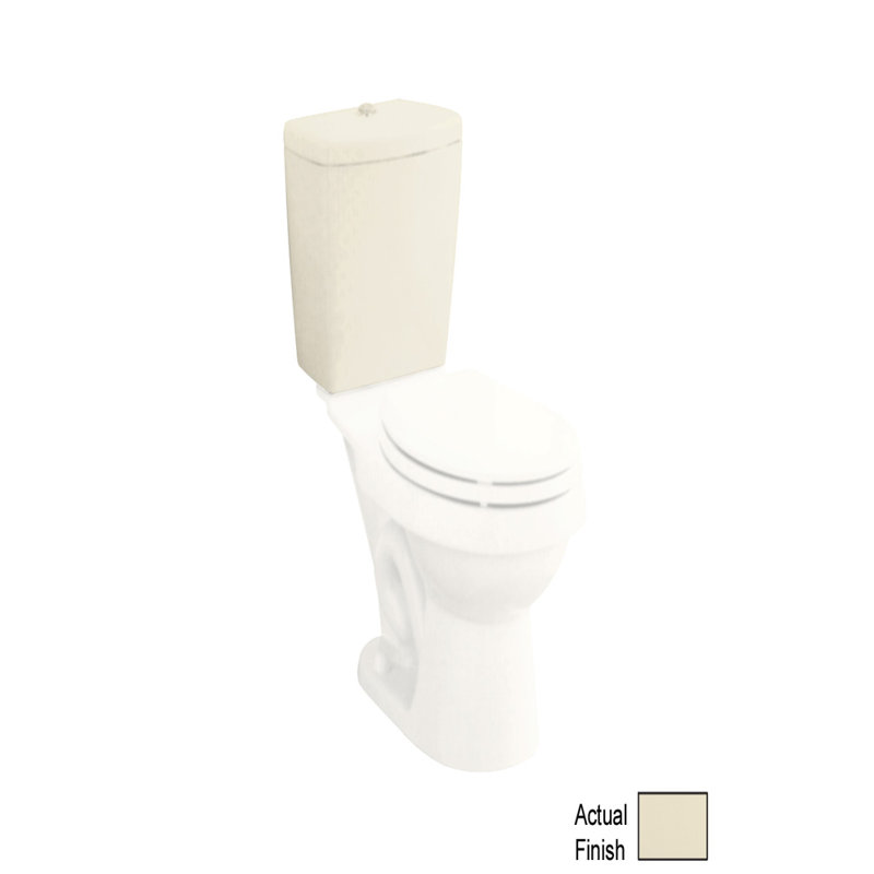 Karsten Dual Flush Toilet Tank, Biscuit
