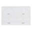 Grand lit escamotable grand avec tiroirs de rangement, lit mural pliable en rotin peu encombrant, blanc-366113692
