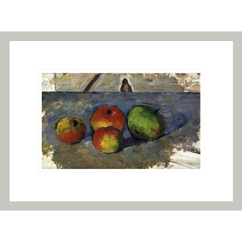 Quatre pommes par Paul Cézanne, 12.4" H x 16.75" W