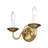 Benedetto Steel Flush Mounted Sconce-2131114793