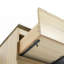 Meuble-lavabo mural 30 po avec lavabo en céramique noire, 2 tiroirs à fermeture en douceur, ensemble KD-368745696-368746271-368746270