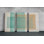 Reproduction d'art abstrait géométrique sur toile abstrait bleu sarcelle et beige 3 pièces, décor moderne Mid Century, bloc de couleurs bohème minimaliste, grand bureau, reproduction de peinture