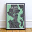 « seattle city map », reproduction d’impression sur affiche en rêve-31737706