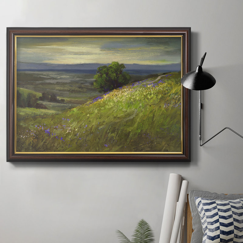 Toile encadrée de qualité supérieure Pathy Windy Hill - prête à être accrochée, H 24 po x l 36 po x P 1 po