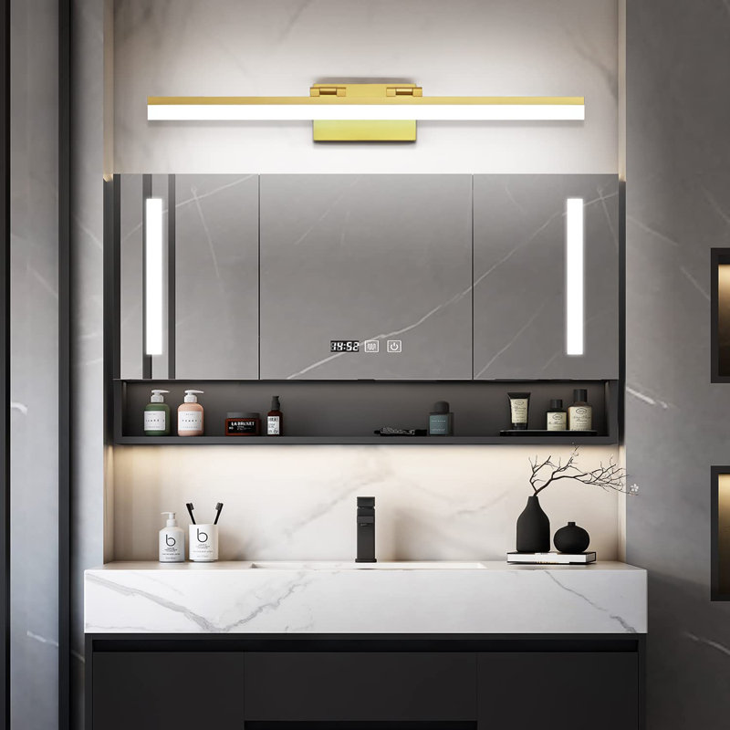 Coetzee Dimmable LED Vanity Light, Gold