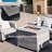 Woodrum Rectangle Propane Smokeless Fire Pit Table