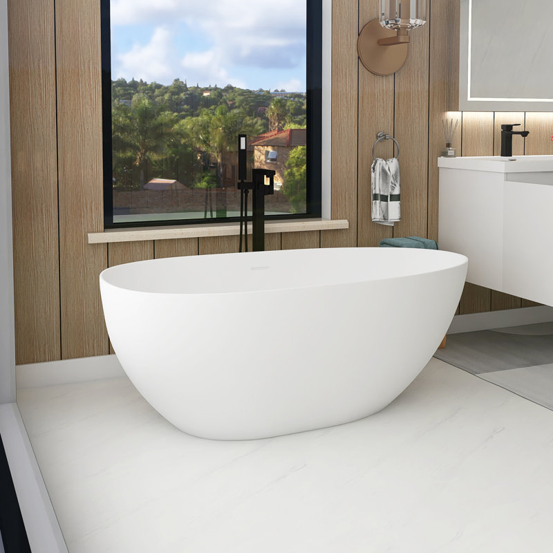 Baignoire de trempage autoportante 59 po 59 po
