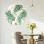 "Tropical Leaves", horloge murale en verre-1527604431