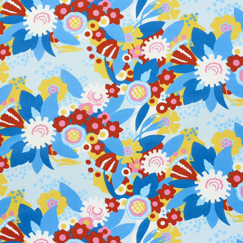 Anita Fabric, Sky/Red