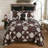 Donna Sharp Log Cabin Star 3PC Rustic Cotton Queen Quilt Set-108927985