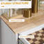 Poubelle de cuisine inclinable (blanc)