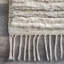 Tapis gris à poils longs Fred-1983649772