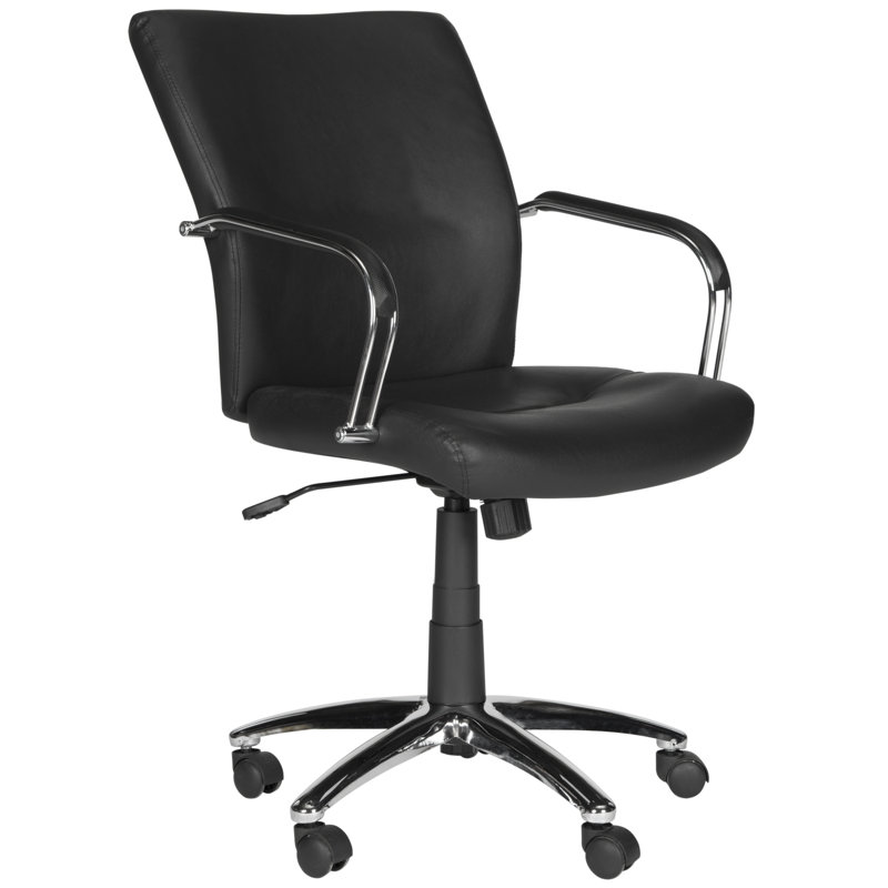 Fauteuil de conférence Tremont, Similicuir noir