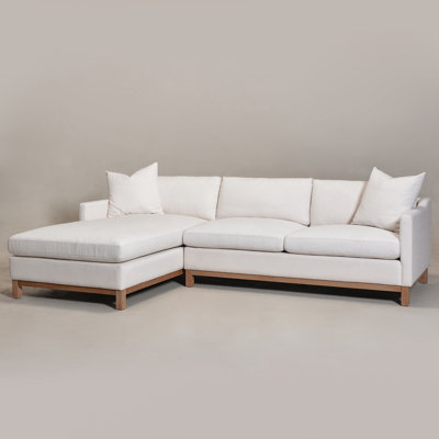 Cami Solid Wood Chaise Sectional