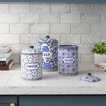 Ceramic / Porcelain Canister - Set of 3
