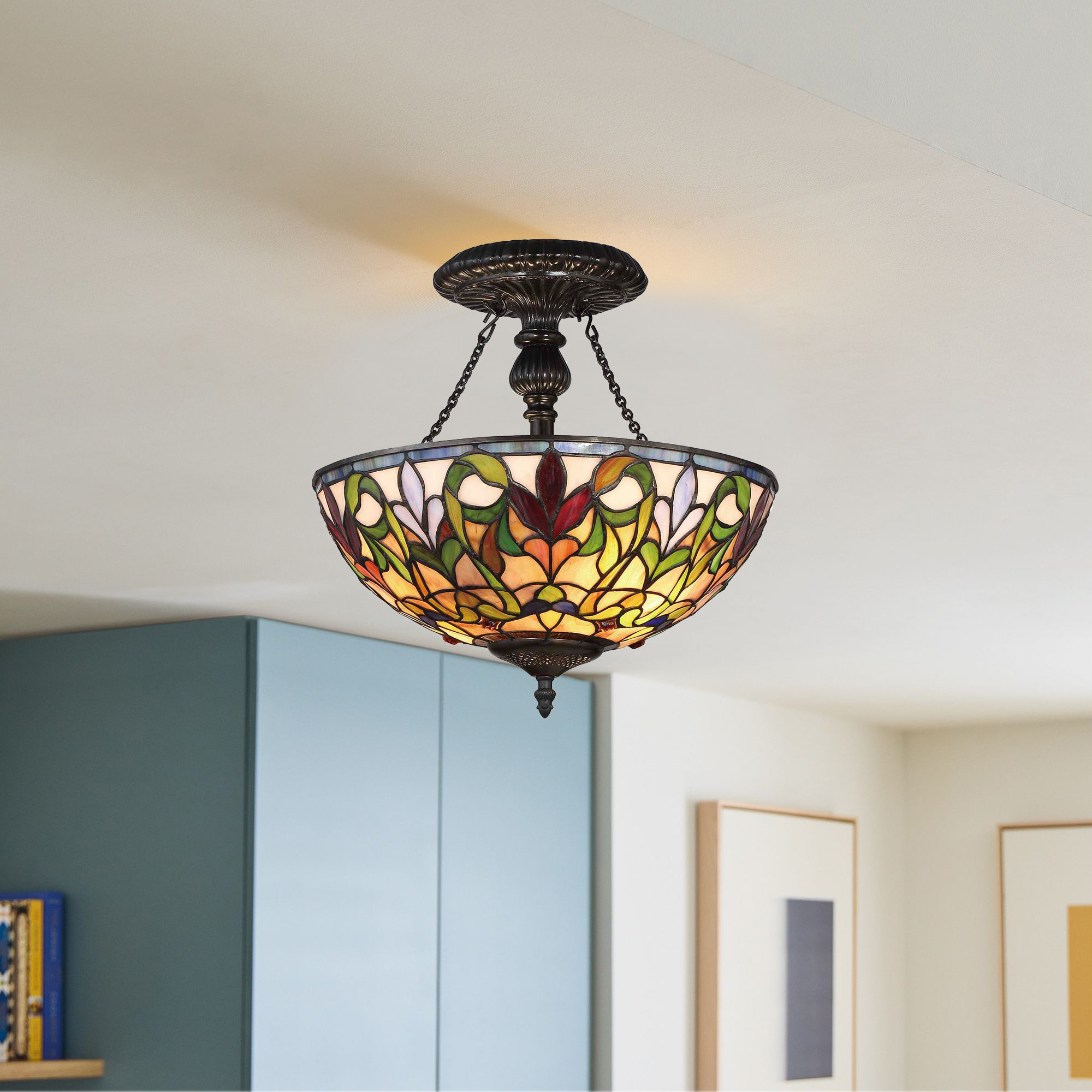 Tiffany outlet Ceiling Lamp