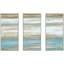 «Teal Sunrise I» par Patricia Pinto, reproduction de 3 pièces sur toile flottante-62940806
