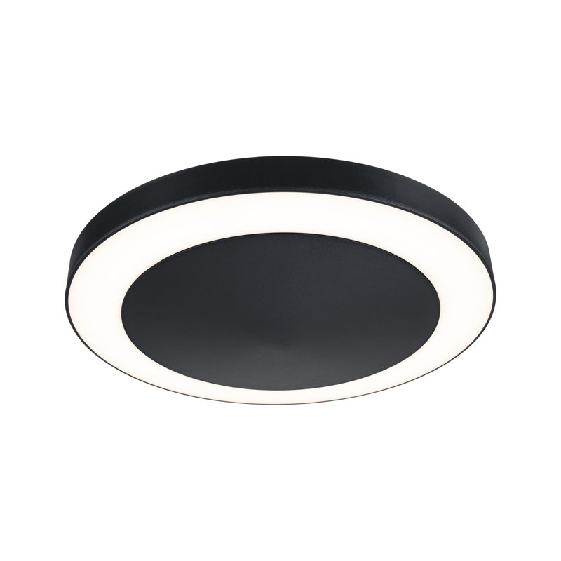 LED Flush Outdoor Ceiling Lights, Anthracite