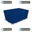 Housse rectangulaire pour table et chaises d'extérieur pour mobilier de patio avec évent et cordon de serrage-1278250581-1278250584