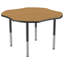 Table d'activité en T 48 po x 48 po avec moulures en T et pieds réglables-1394873153-1394873213