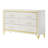 Coughlin Beige 4-Piece Wingback Panel Bedroom Set