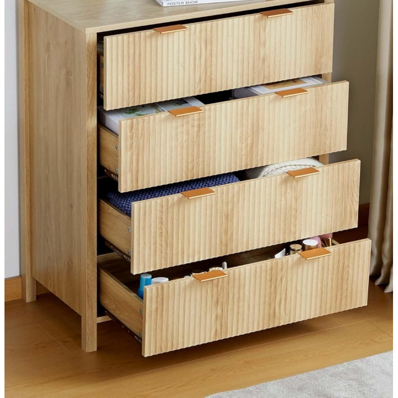 Chest Of Dresser, 4 Drawer Dresser, Wood
