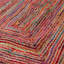 Tapis rouge / bleu / vert en jute / coton tressé à la main Lightle Chindi-87626168