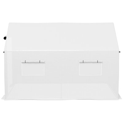 6.5 Ft W x 9.5 Ft D Hobby Greenhouse