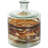 Donsha Recycled Glass Abstract Decorative Clear Vase with Swirled Colored Glass Bands-566583377-566583378