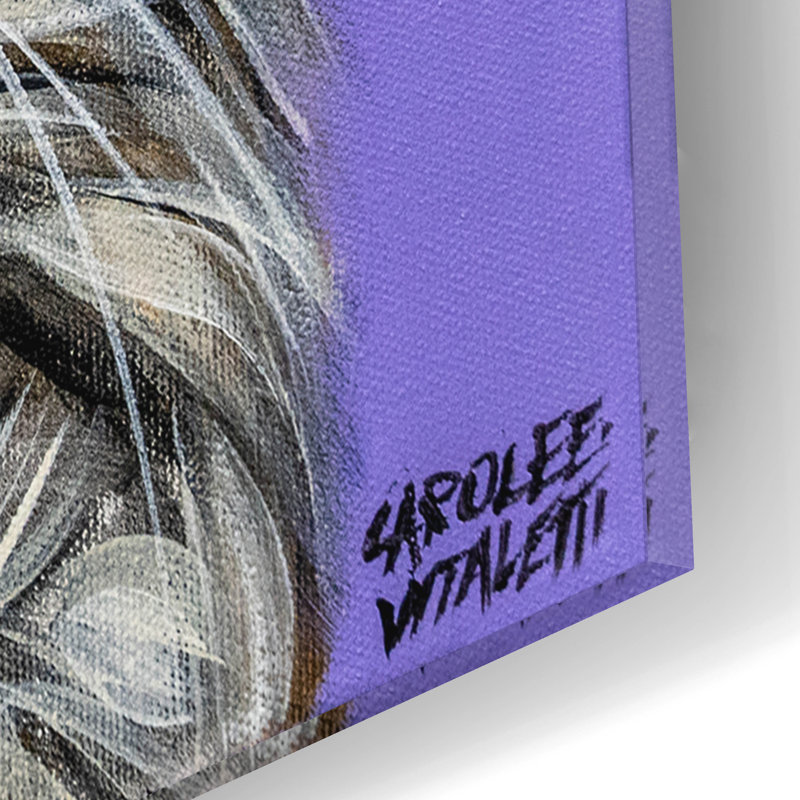 «Tough Cat» par Carolee Vitaletti, H 12 po x l 12 po