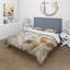 Ensemble de housse de couette Beige Botanical Impressions III - Abstract Botanicals - Polyester microfibre-912035202