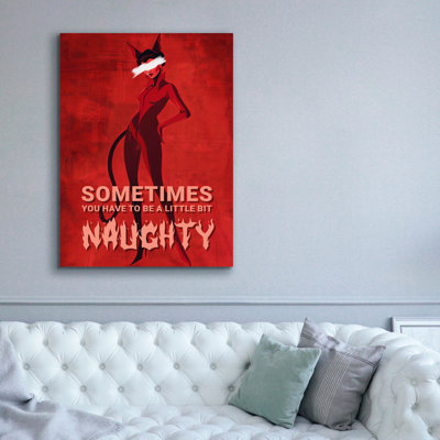 «Naughty» par Andreas Magnusson, art mural sur toile