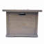 Foyer extérieur à grain carré en bois H 40 po x l 32 po à grain de bois, 40 000 BTU